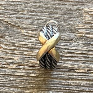 David Yurman Single Clip On Earring